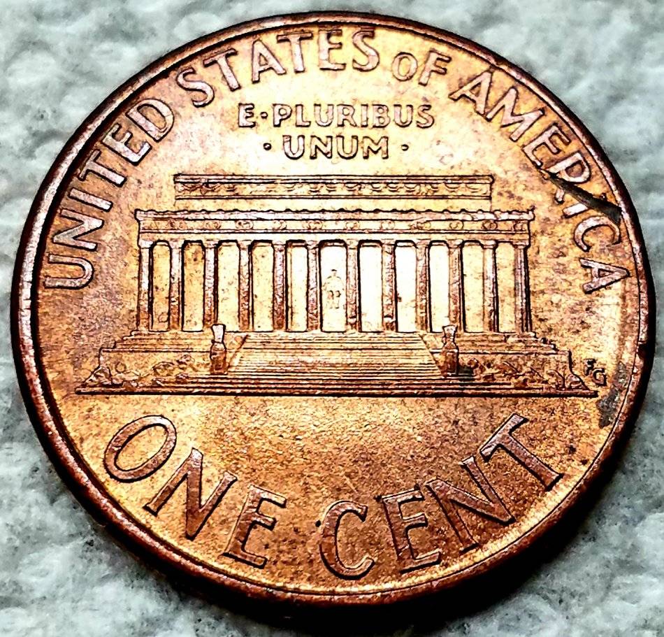 2001-P-Lincoln-Cent-Struck-Through-At-